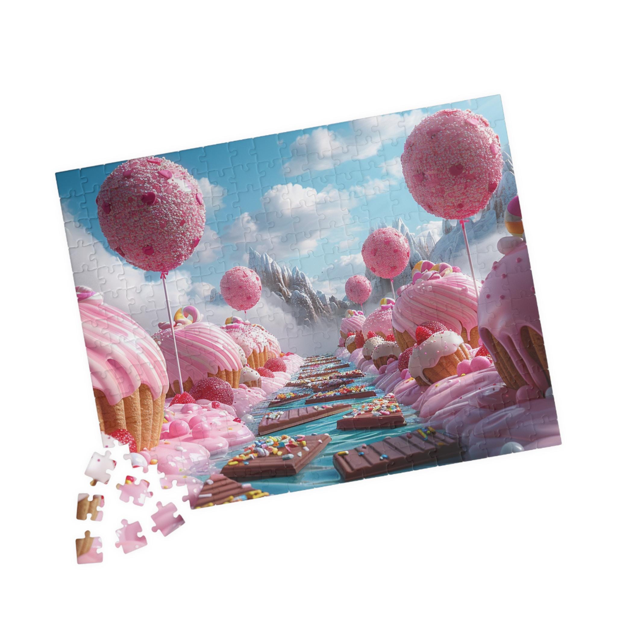 Candy Land Jigsaw Puzzle – 110, 252 & 520 Pieces – Colorful Puzzle