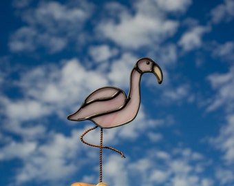 Pieu de plante flamant rose