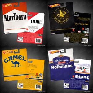 Carta Premium Hot Wheels personalizzata 1:64 Auto pressofusa jdm Skyline Initial D Type R Civic Porsche Senna F1 Racing livrea decorazione da parete Cucchiaio