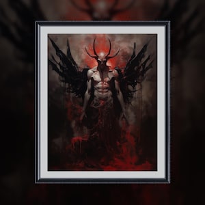 Baphomet&#39;s Wrath || Art Poster Print