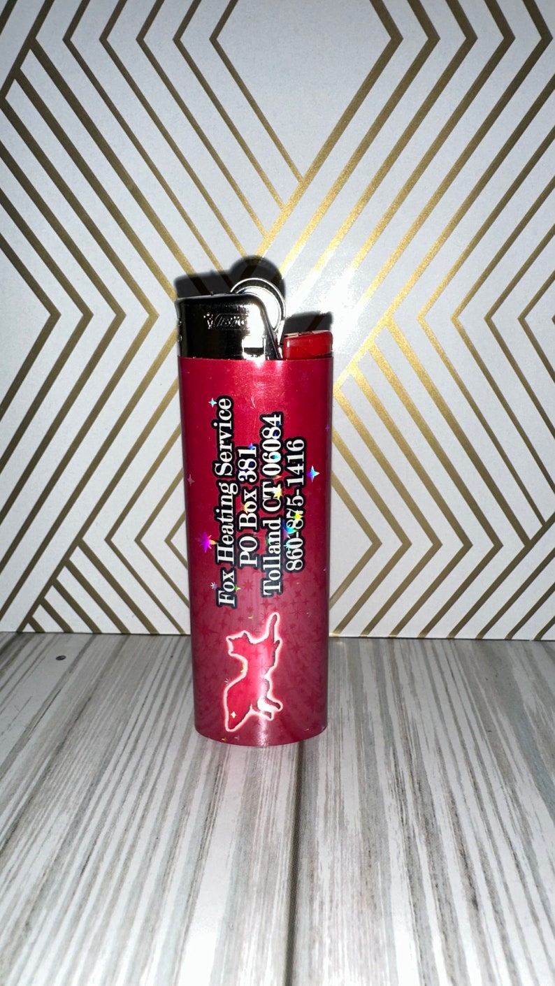 6 Pack Custom BIC Lighter Personalized Upload Your Photo Etsy