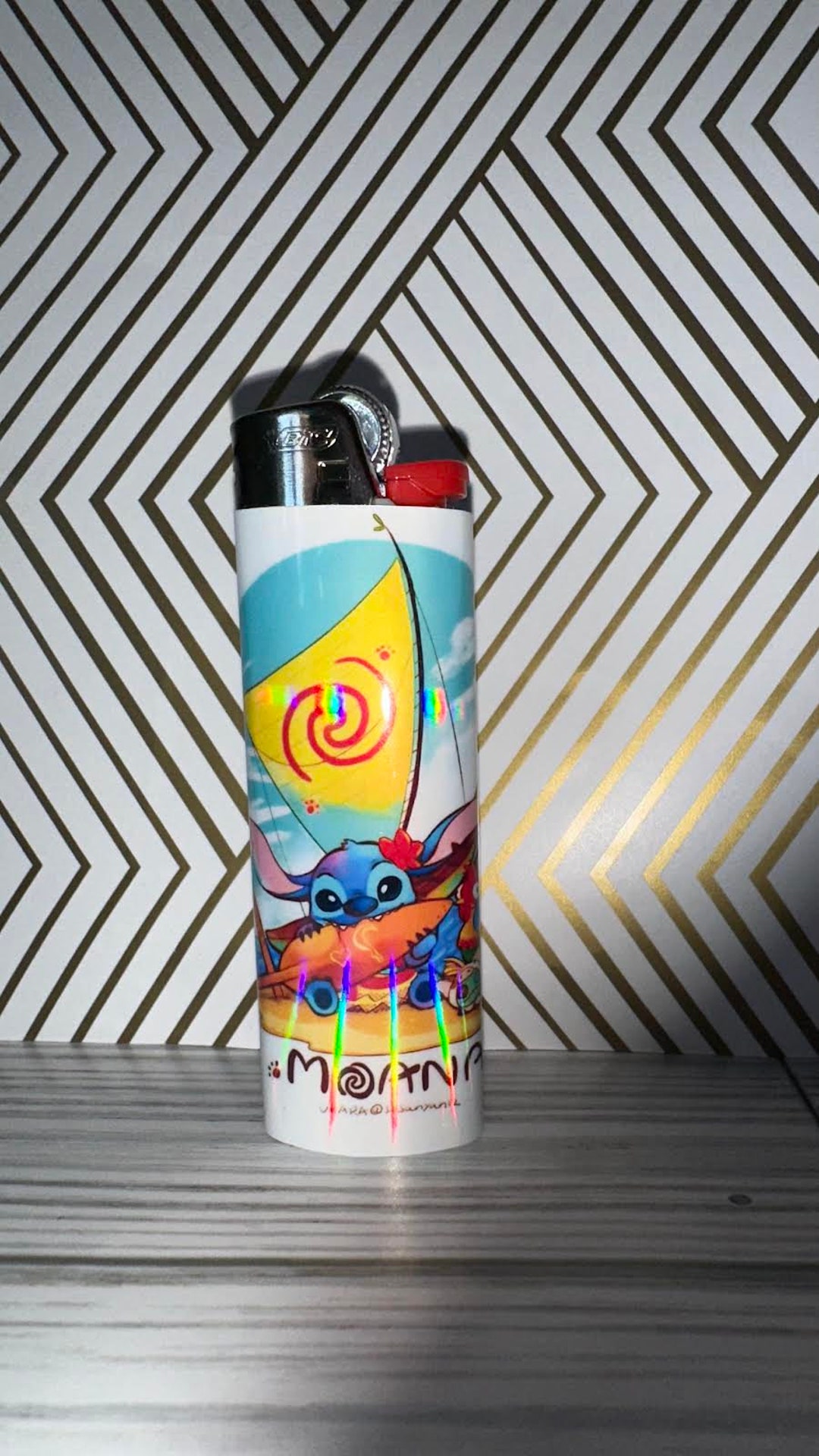 Moana Alien Lighter Custom Lighter Wraps Hawaiian Moana Etsy
