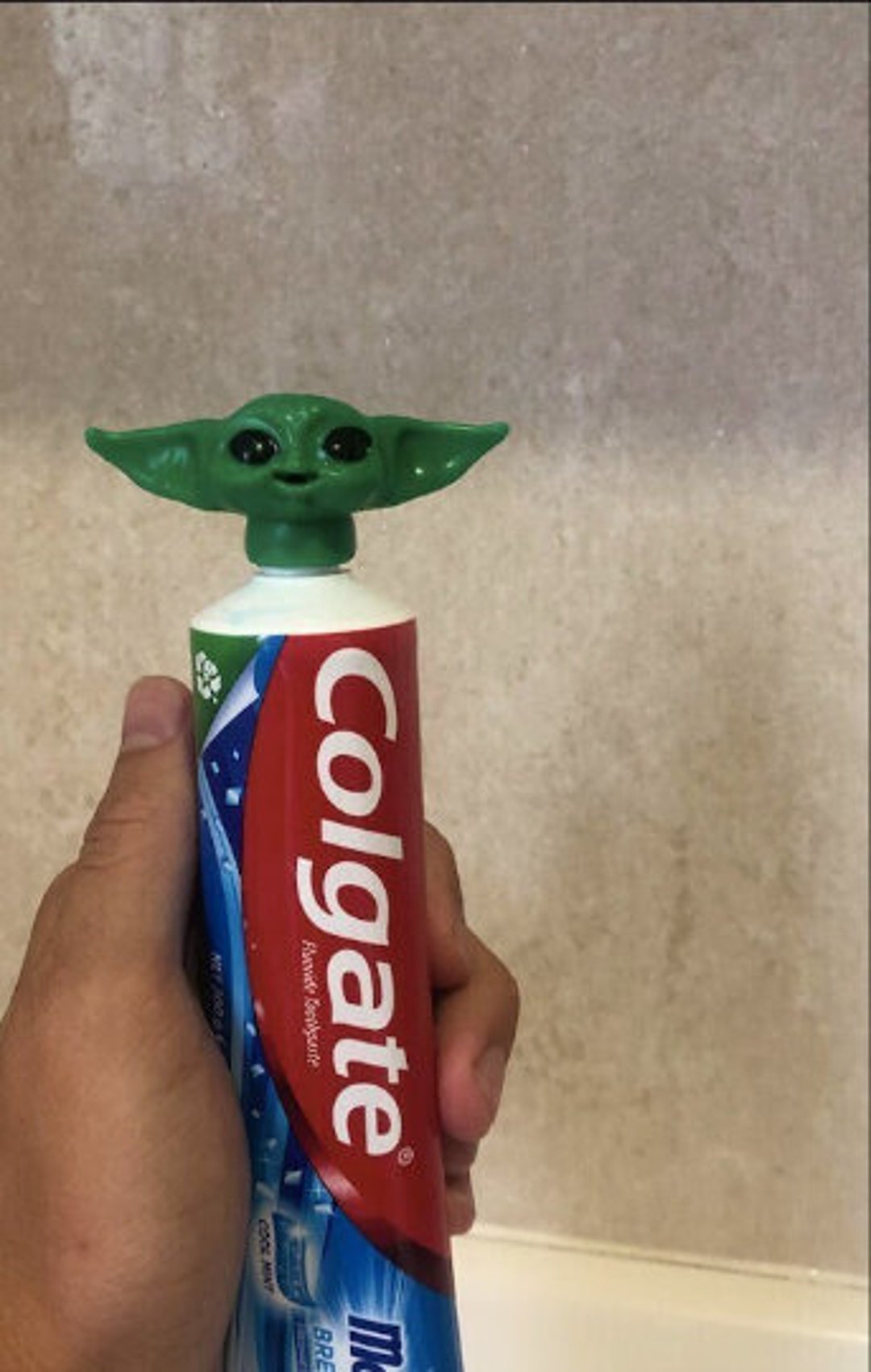 Baby Yoda Toothpaste Topper/capstar Wars Etsy Australia