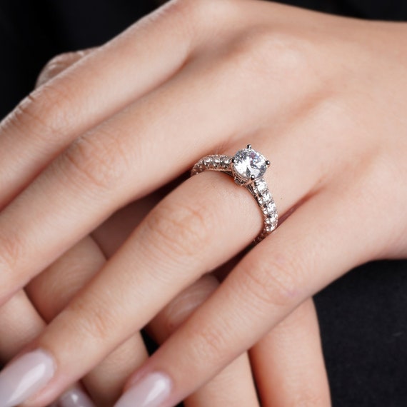 925 Sterling Silver Rings For Women Simple Minimalist Black Heart Open  Finger Ring Fashion Band Female Bijoux Gift - AliExpress