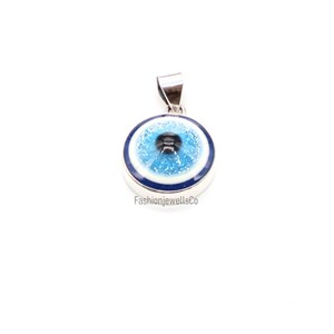 Enamel Evil Eye Charm Pendant 925 Sterling Silver Antique Eye Pendant Jewelry For Gift Evil Eye Protection Pendant Birthday Gift Or For Her