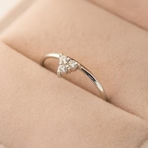 Moissanite Diamond Wedding Ring: 925 Sterling Silver, 14K Gold Plated