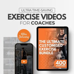 Custom Exercise Video Bundle: 400+ Fitness Videos for Trainers