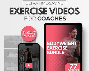 Bodyweight Exercise Bundle | Exercise Videos | Fitness Coach | Youtube Videos | Fitness Videos | Coaching Resources | Workout Videos