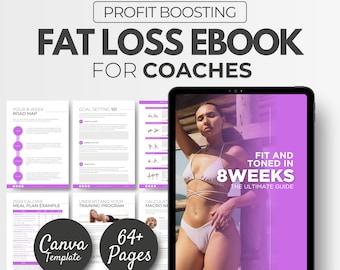 Fitness workout program, fitness templates planner,Coach Template, fit planner, Meal planning, fitness planner, trainerize,coaching template