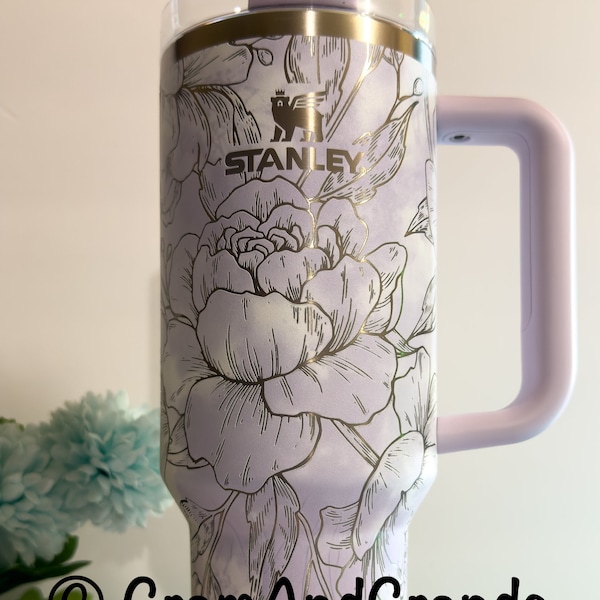 Stanley Azalea Engraved Tumbler Etsy