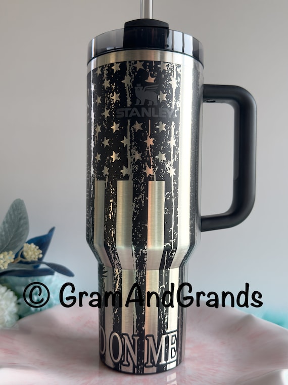 40 Oz Tumbler With Handle, Peach or Citron Stanley, Laser Engraved Floral  Tumbler, Large Capacity Cup, Gift for Her, Birthday Gift -  Finland