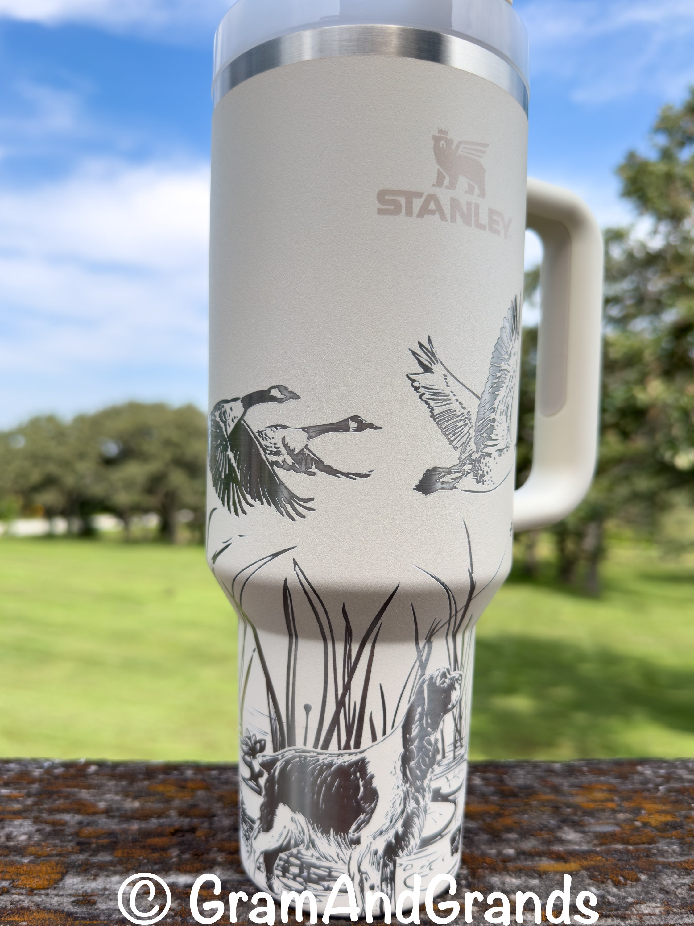 Personalized 40 oz Tumbler with Handle - Best Duckin' Dad - Duck Hunte —  Wichita Gift Company
