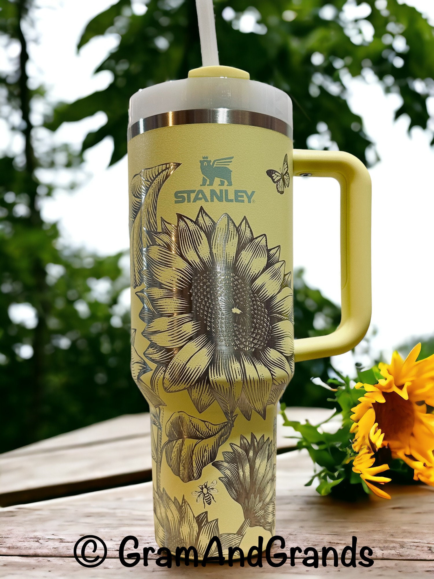 Custom Laser Engraved Stanley | 40 Oz Tumbler With Handle