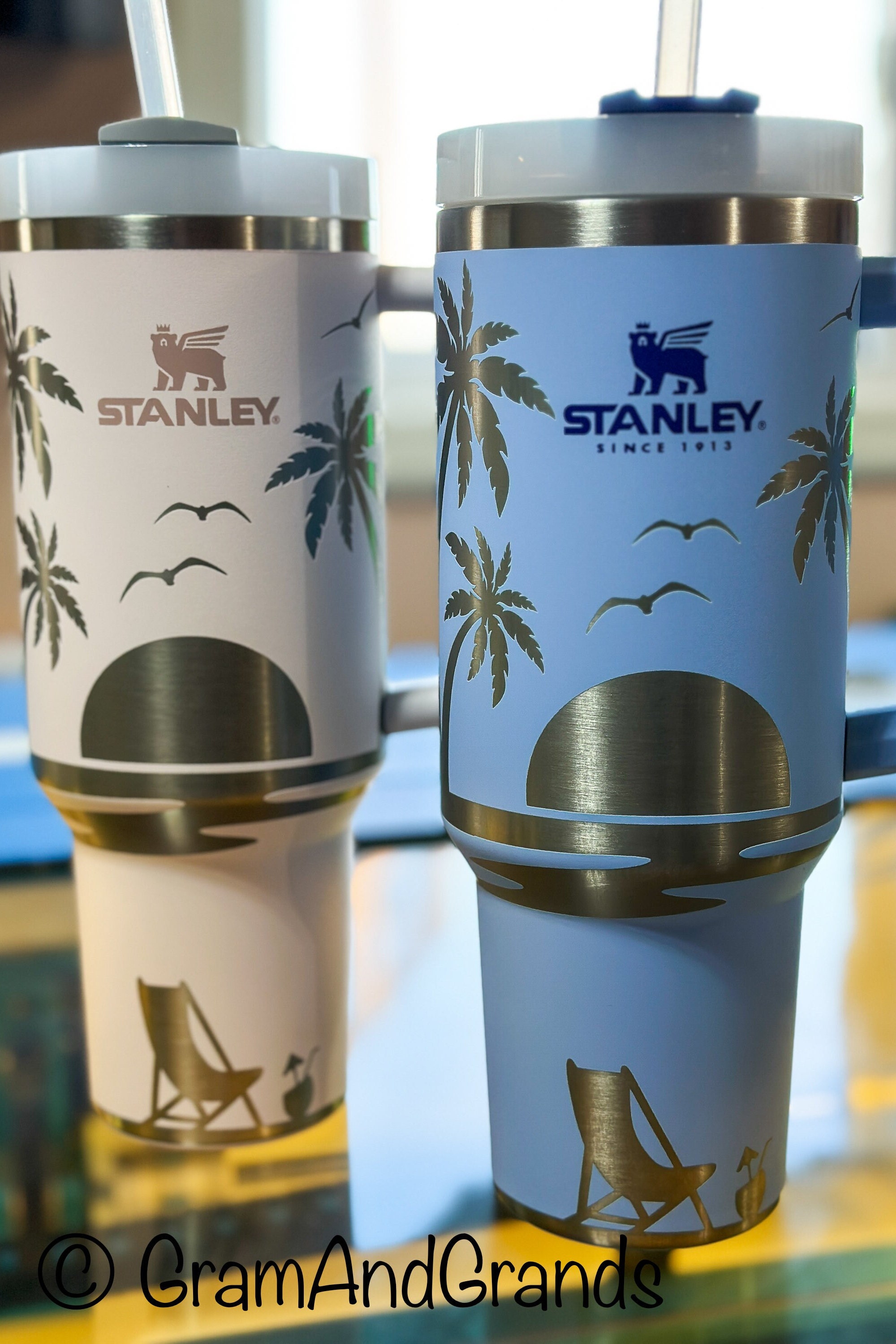 Custom Engraved Stanley Tumbler – Desert Pine Designs
