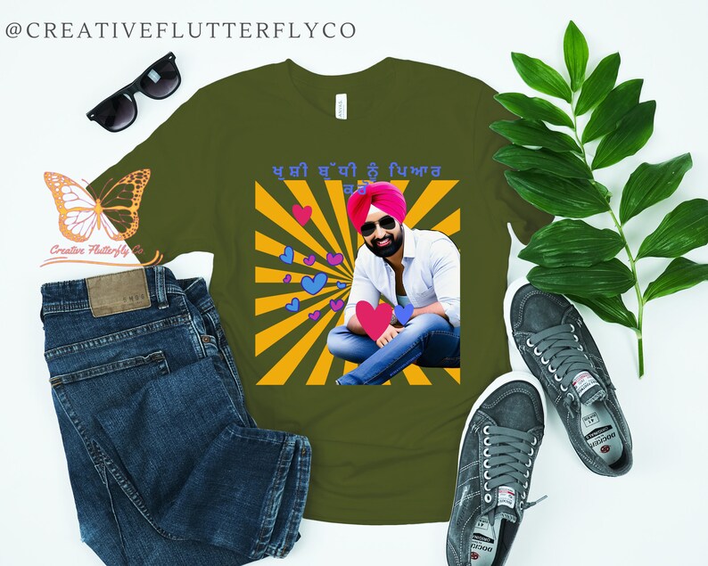 Love Happiness Wisdom Desi Tshirt Punjabi Shirt Sikh Etsy Canada