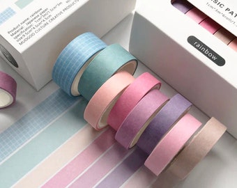 Washi-Tape in Retro-Farben