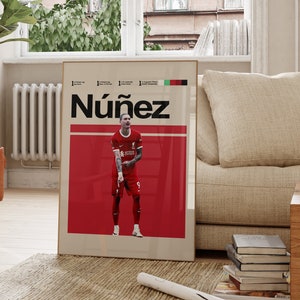 Darwin Nunez Poster, Liverpool Poster, Nunez Poster, Football Download Poster, Gift For Friend, Nunez Download Art