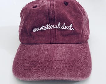 Overstimulated // Vintage Style Cap