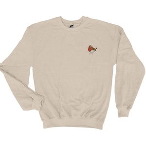 The Robin • Bestickter Pullover