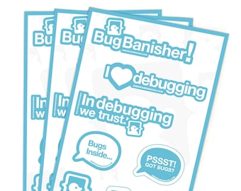 Dev stickers - coding stickers - sticker sheets x7