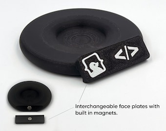 3D Printed Debugging Duck Base: Magnetic Faceplates for Developers