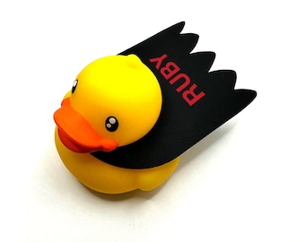 RUBY Debugging Duck - Programmers Gift - Tech Gift - Developers Gift - Rubber Duck