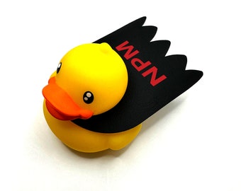 NPM Debugging Duck - Programmers Gift - Tech Gift - Developers Gift - Rubber Duck