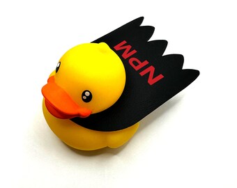 NPM Debugging Duck - Programmers Gift - Tech Gift - Developers Gift - Rubber Duck