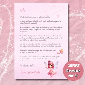 Carta da fada da chupeta, download instantâneo, despedida da chupeta, postagem da fada da chupeta, presente da fada da chupeta, para meninas, para meninos, digital