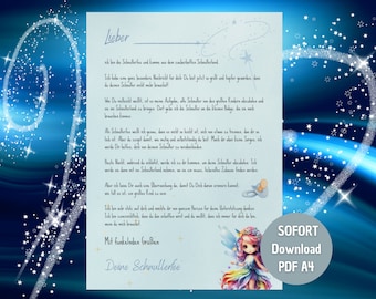 Pacifier Fairy Farewell Letter, Instant Download for Boys & Girls, Digital Pacifier Fairy Gift, Pacifier Fairy Post, Help with Pacifier Weaning