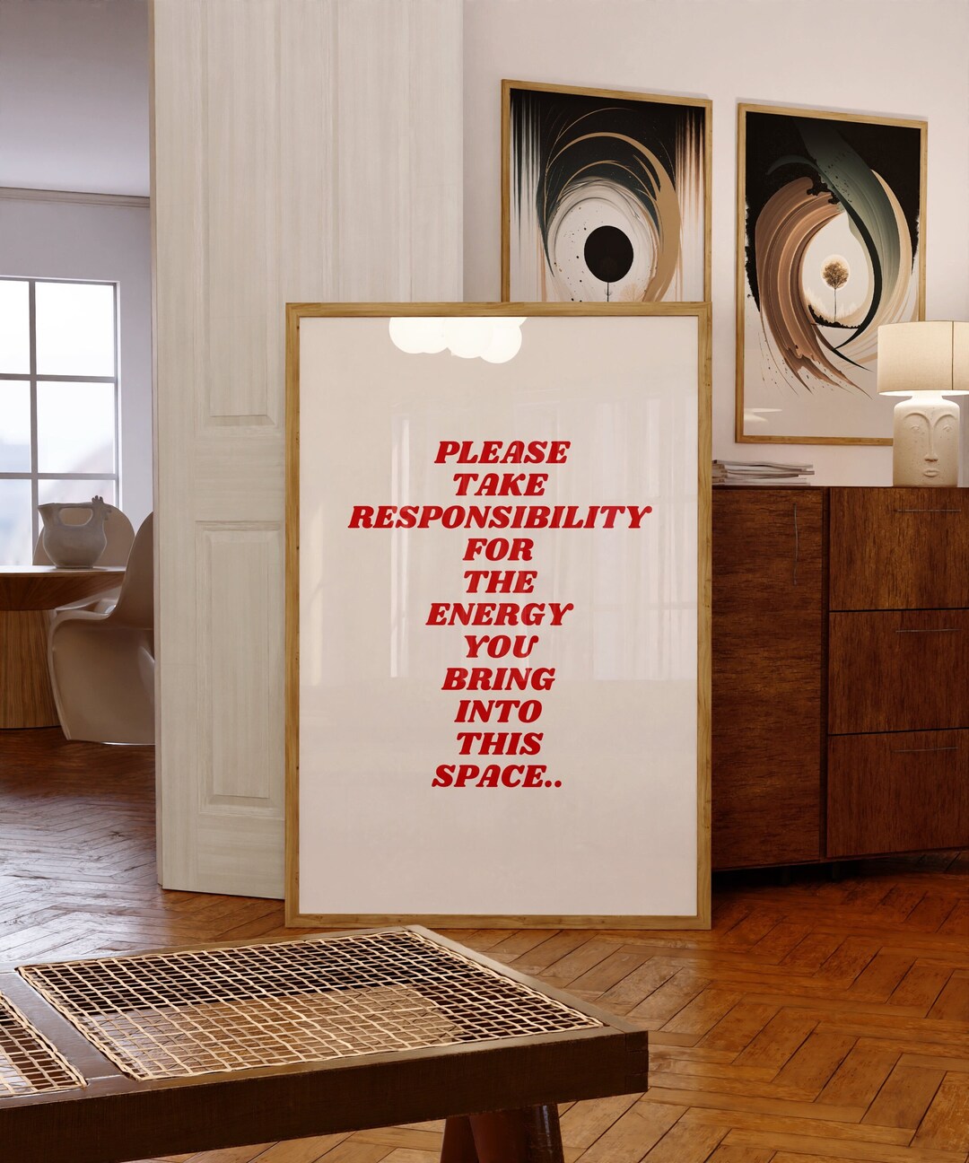 Funny Quote Gift for Living Room Wall Decor Downloadable Multi Sizes ...