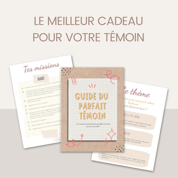 Guide du parfait témoin - demande de témoin mariage