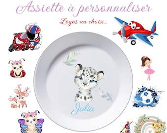 Assiette enfant personnalisé