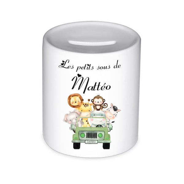 Personalized children's piggy bank