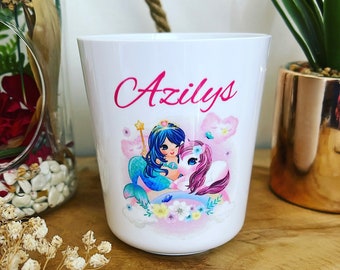 Personalized children's glass, unbreakable children's cup