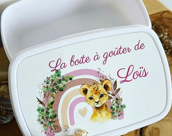 Boite à goûter personnalisable