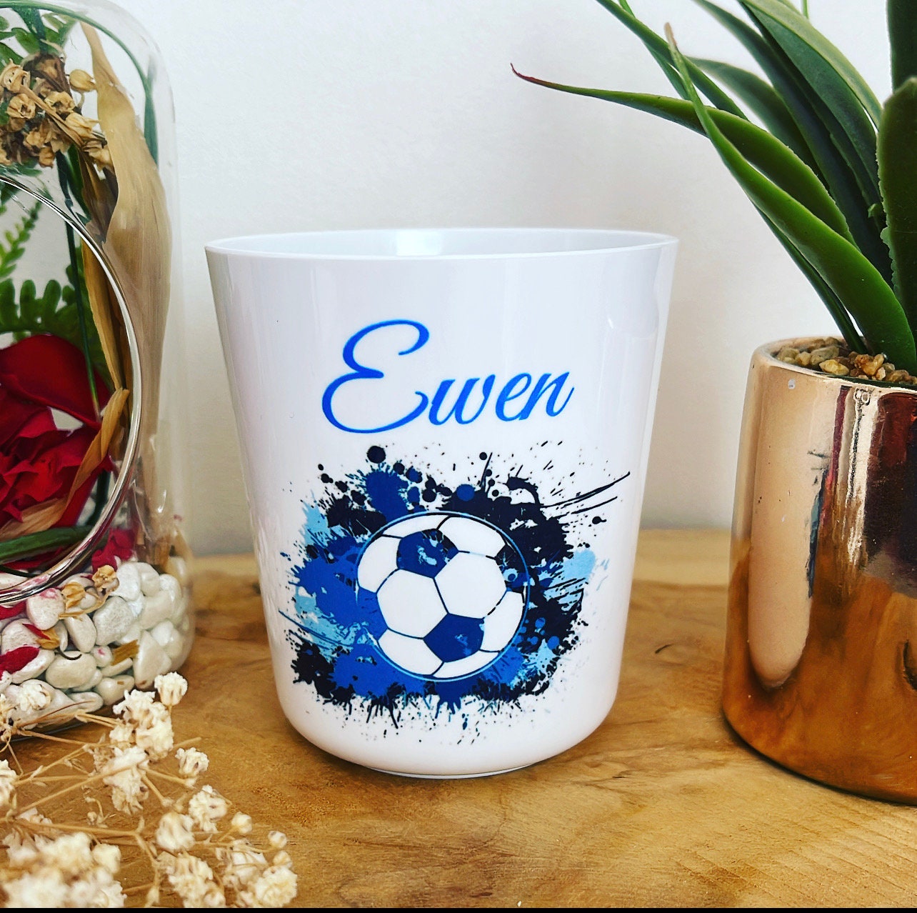 CKB LTD Verre à bière avec motif d'haltère courte, verres à bière haltère Dumbbell grand verre