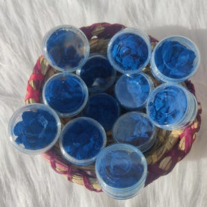 12 small bottle Natural Moroccan Blue Nila Powder – Brightening & Soothing for Glowing Skin, Hair Strengthening , Nourishing Treatment