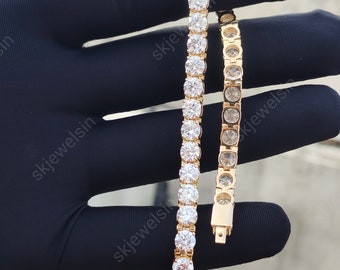 Same Day Ship! Certified 5mm X 21cm Moissanite Tennis