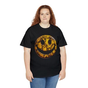 Graphic Tee, Dark Clothing, Metal Fashion, Cool Clothes, Grunge, Unique TShirt, Edgy Shirt, Stoned Tshirts, Smiley Face