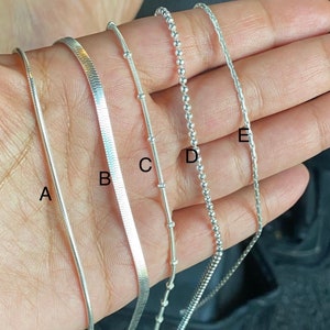 Sterling Silver Anklet, ankle bracelet, silver ankle bracelet, birthday gift, gift for her anklet, anklets, boho Jewelry, silver anklet,