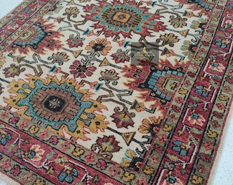 Handknotted Rug, Handmade Persian Rug For Livingroom,Bedroom,Office, 6x9 Persian Rug,Large Area Rug,Woolen Rug,Custom Rug,Contemporary rug,.