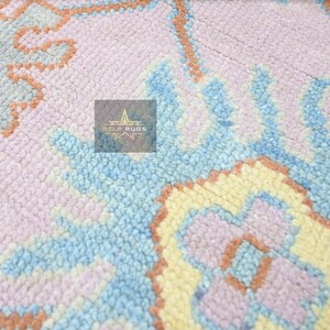 hand knot 9x12 area rug hand knot wool rug 9x12 hand knot persian rug hand knot oversize wool rug handmade oushak rug 9x12 handmade carpets and rugs handmade persian rug handmade rug 6x9 handmade turkish rug large oushak pink rug large pink rug