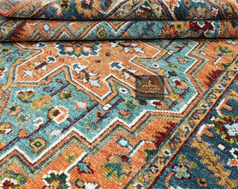 Hand knotted Persian Rug 9x12 Persian Wool Rug For Livingroom Bedroom Exquisite Rug Large Area Rug Abstract Rug Custom Rug Contemporary Rug.