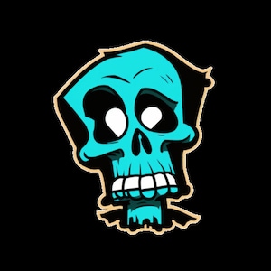 SVG Skelettkopf