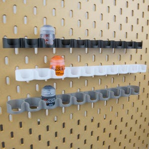 10 burkar - Rak hållare för Citadel-färg - IKEA SKADIS - Skrivbordsorganisatör