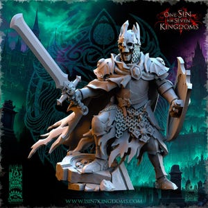 Miniatura Króla Lisza, władcy nieumarłych, do gier RPG - The Beholder Miniatures