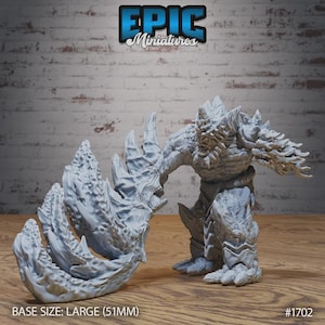 Miniatura de Golem de Lava para RPGs - Epic Miniatures