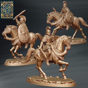 Legionäre Kavallerie-Miniatur, Fantasy-Figur der imperialen Kavallerie für Rollenspiele und Tabletop-Spiele, Labyrinth Models