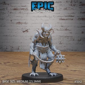 Soldato demoniaco con flagello - Miniatura demoniaca per giochi di ruolo - Epic Miniatures